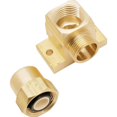 All-Source 5/8 In. OD x 5/8 In. OD FIP 90 Deg. Drop Ear CPVC Elbow 1/4 Bend 456081